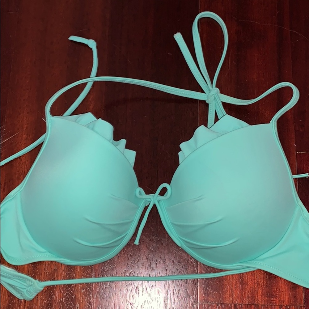 Victoria’s Secret Ruffle Push-Up Halter Bikini